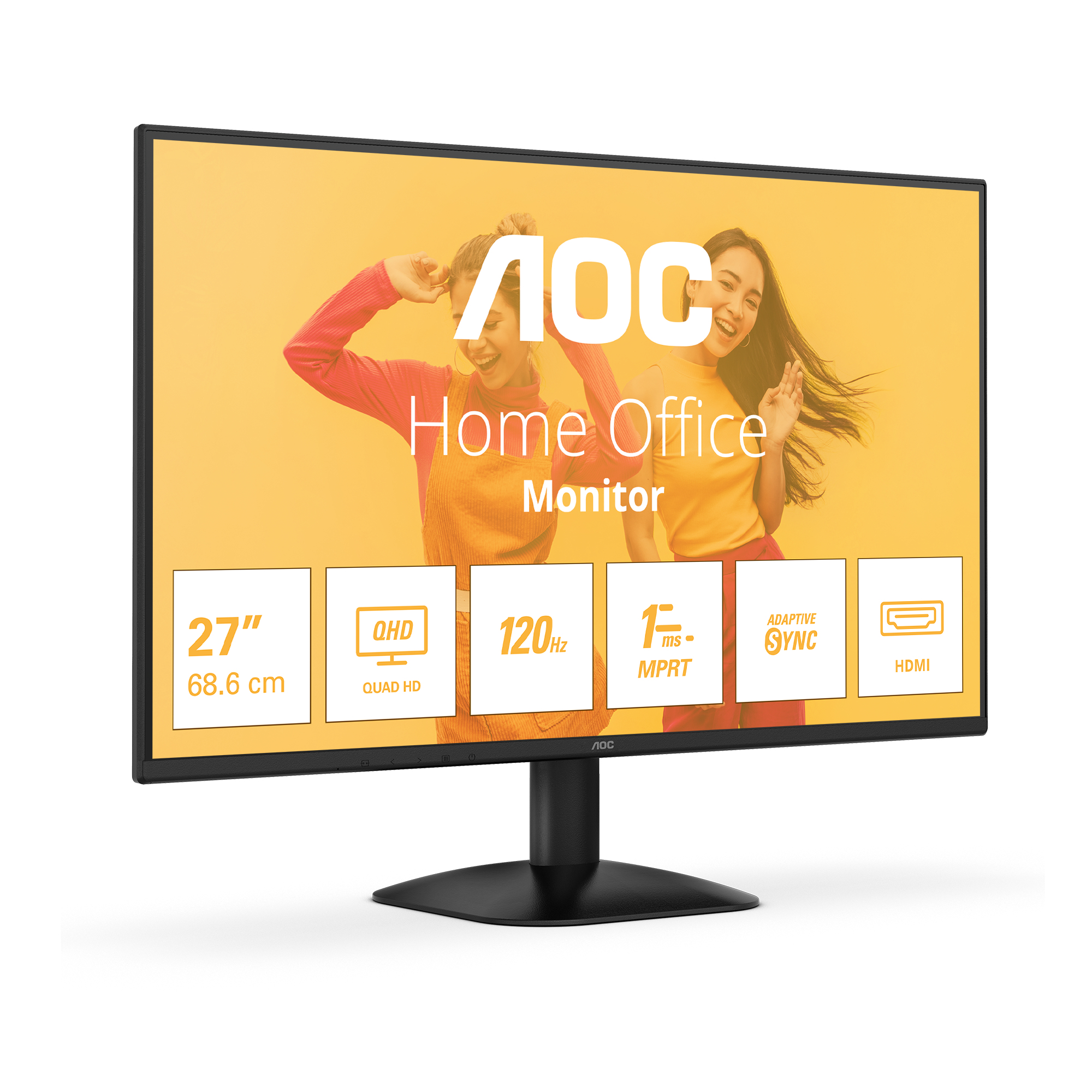 AOC 27 IPS MONITOR SPK Q27B35S3 - Image 2