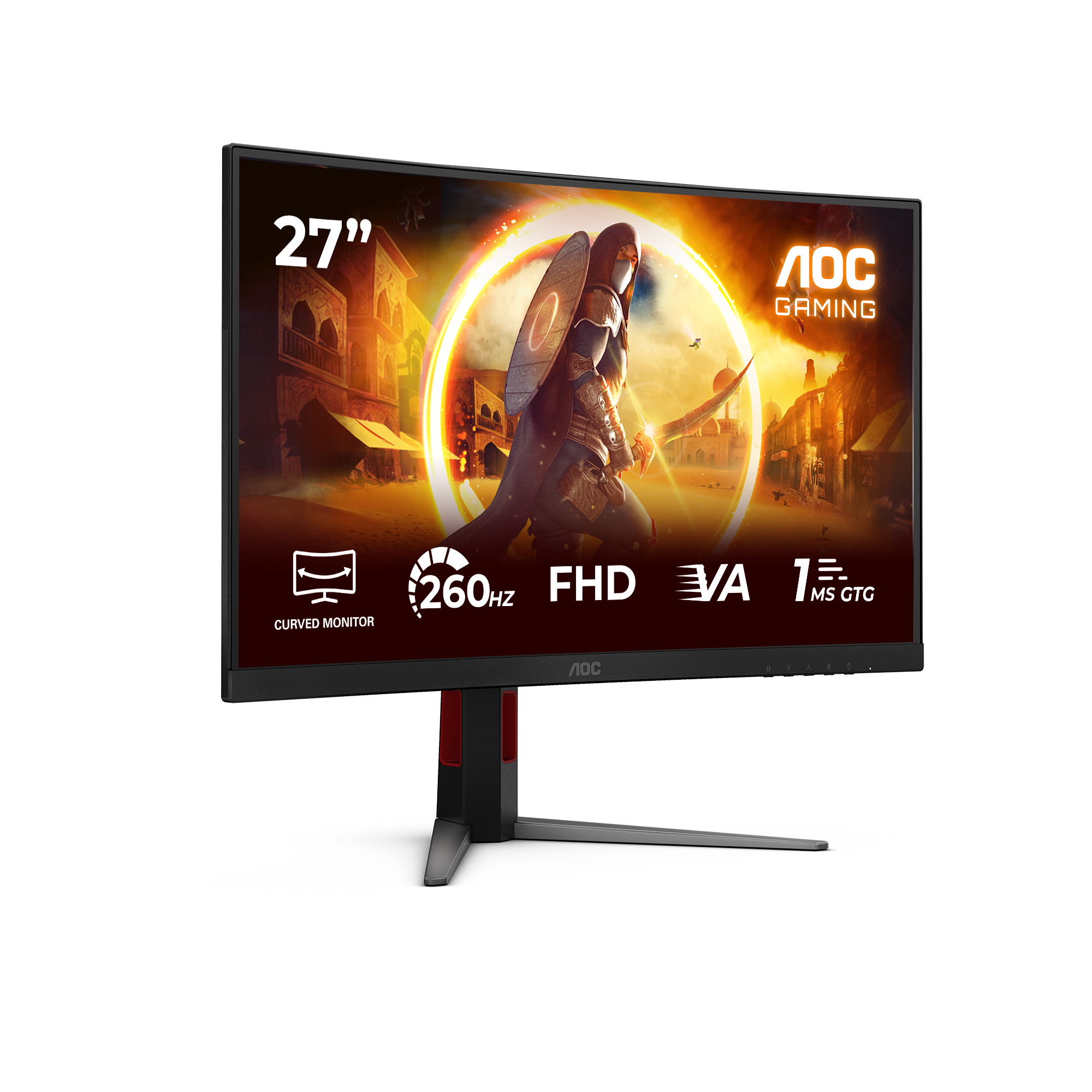 AOC 27 VA MONITOR CURVED C27G4Z2 - Image 2