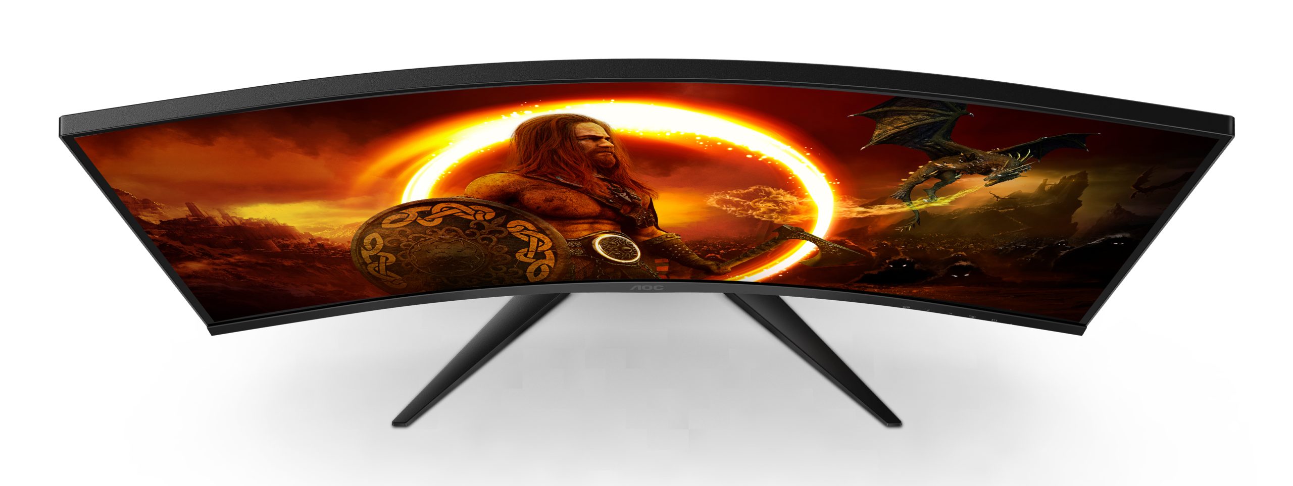 AOC 31.5 VA MON CURVED C32G2ZE/BK - Image 6