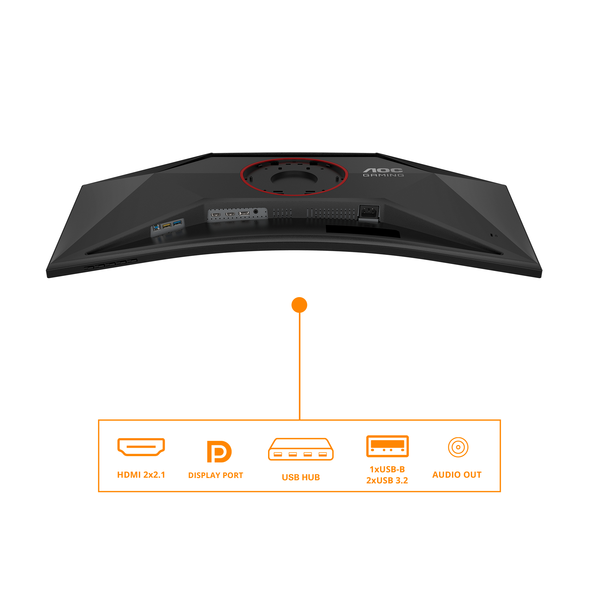 AOC 34 VA CURVED MONITOR CU34G4Z - Image 4