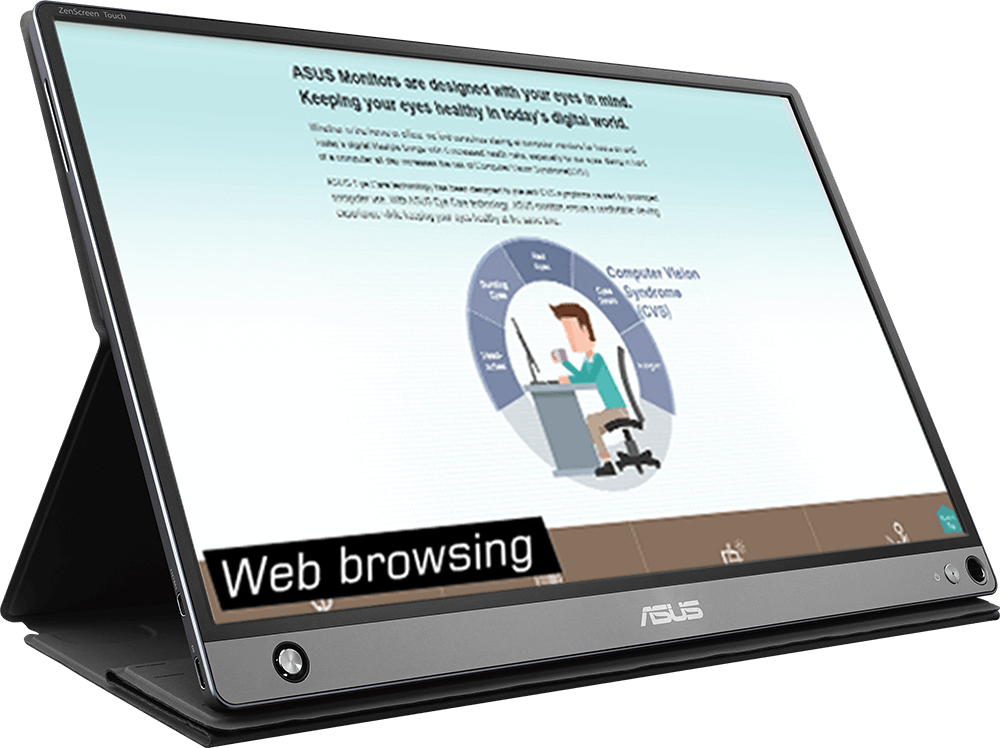 ASUS 15.6 IPS PORTABLE MONITOR MB166CR - Image 3