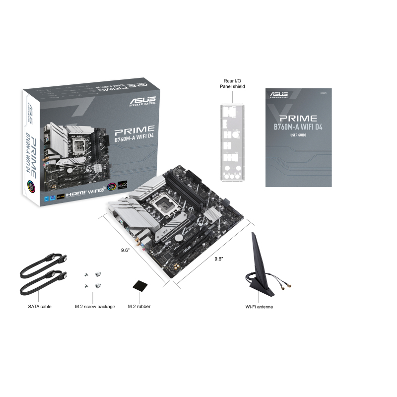 ASUS 1700 PRIME B760M-A WIFI D4 M-ATX - Image 6