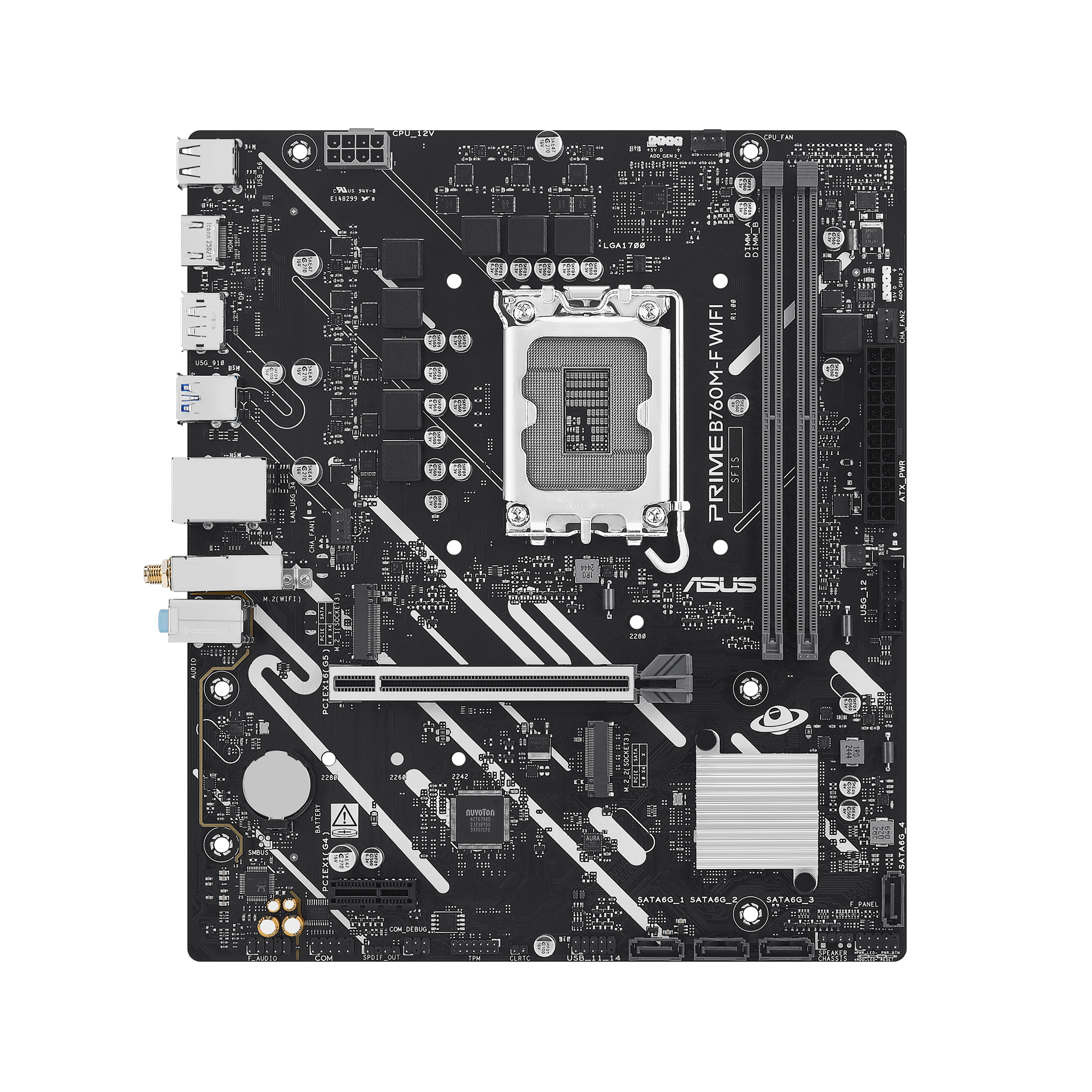 ASUS 1700 PRIME B760M-F WIFI M-ATX - Image 2