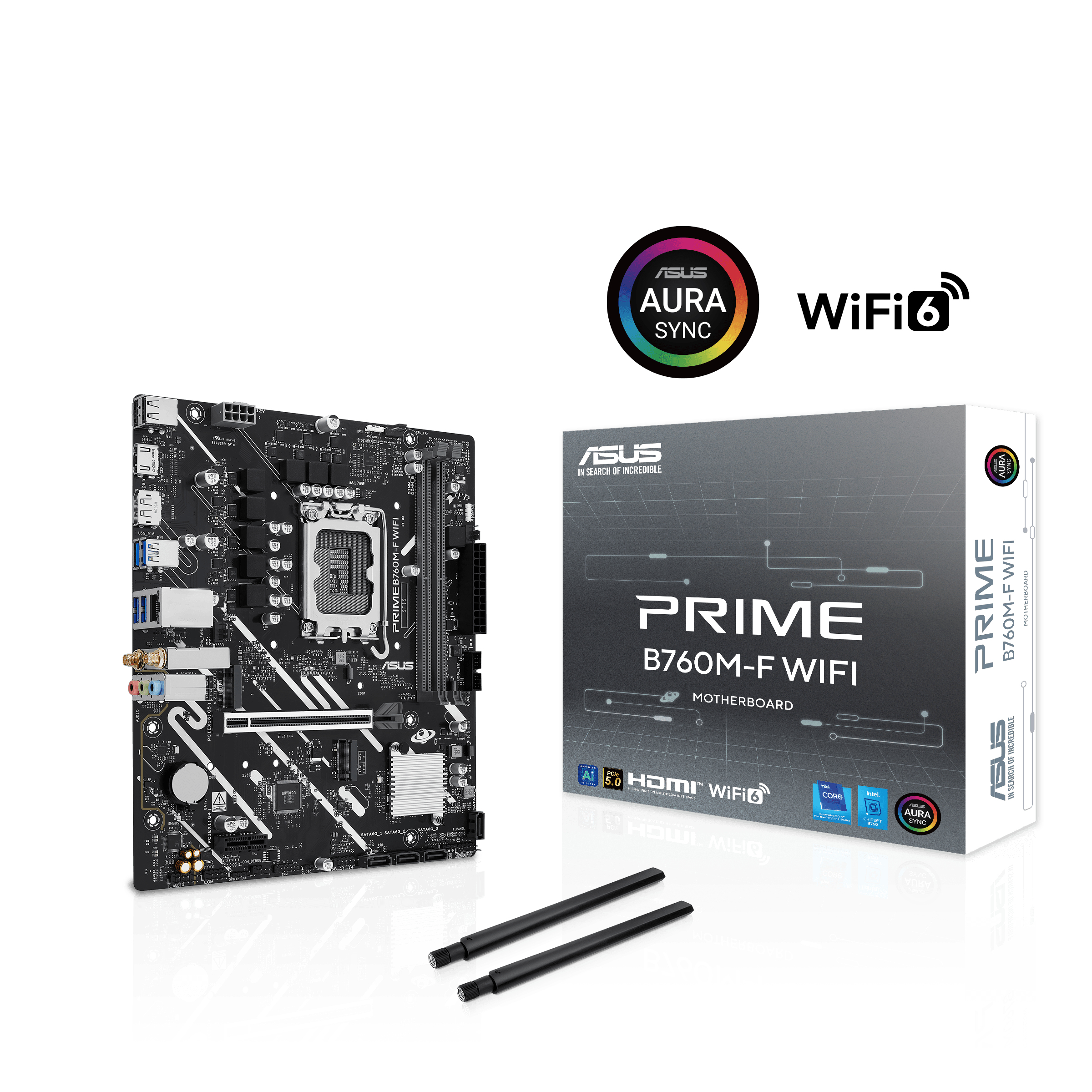 ASUS 1700 PRIME B760M-F WIFI M-ATX - Image 3