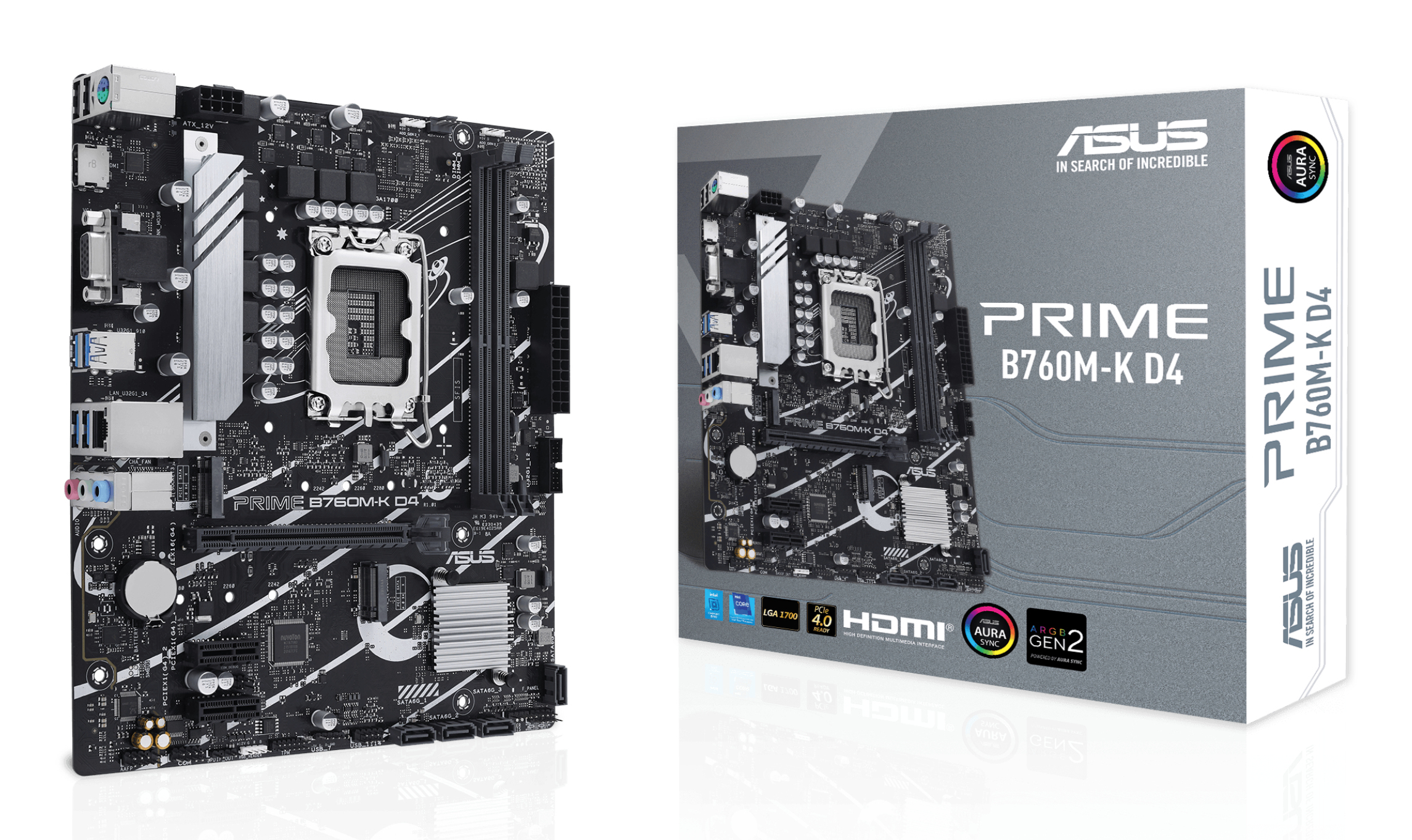 ASUS 1700 PRIME B760M-K D4 Micro-ATX