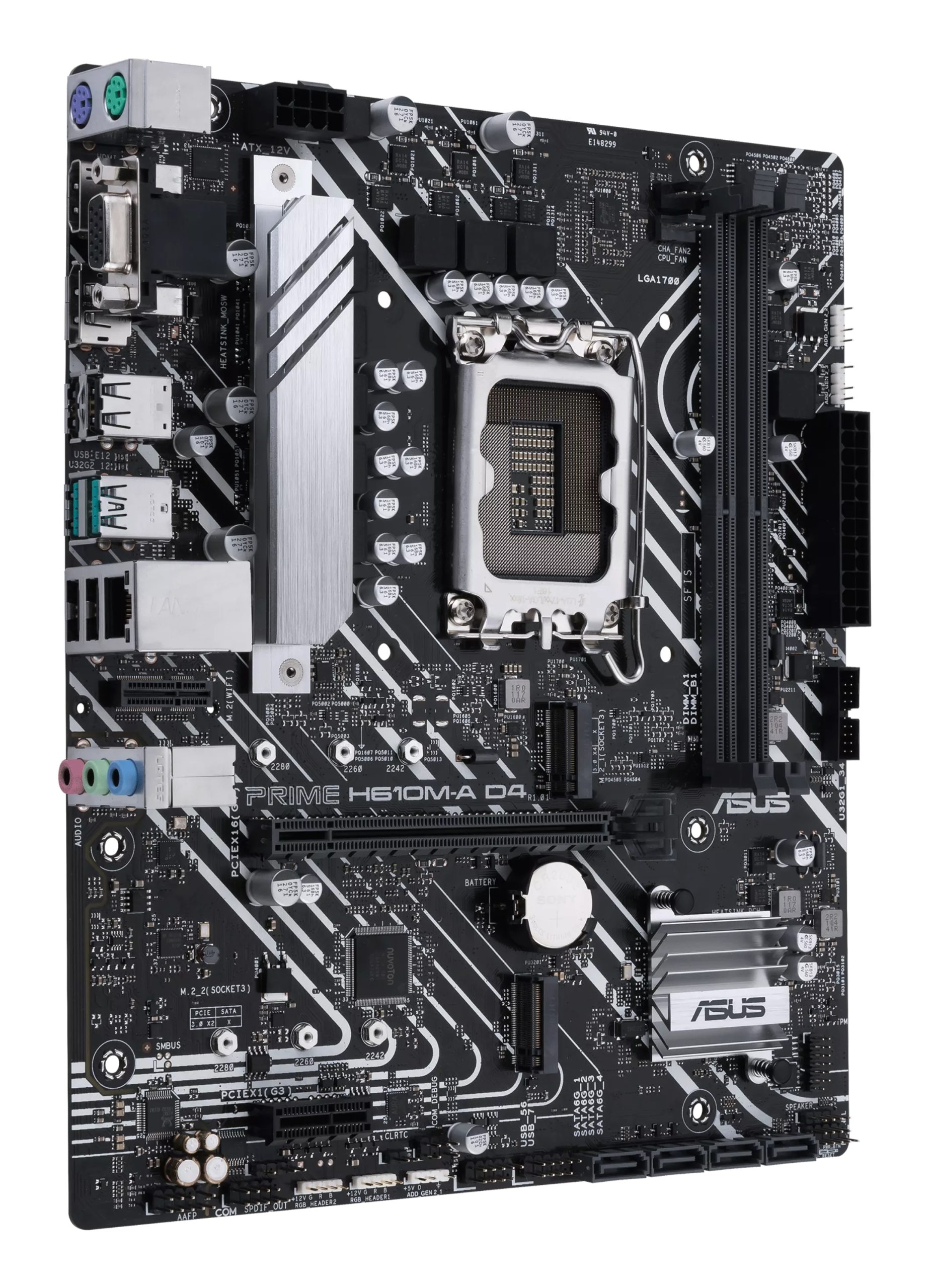 ASUS 1700 PRIME H610M-A D4-CSM M-ATX - Image 3