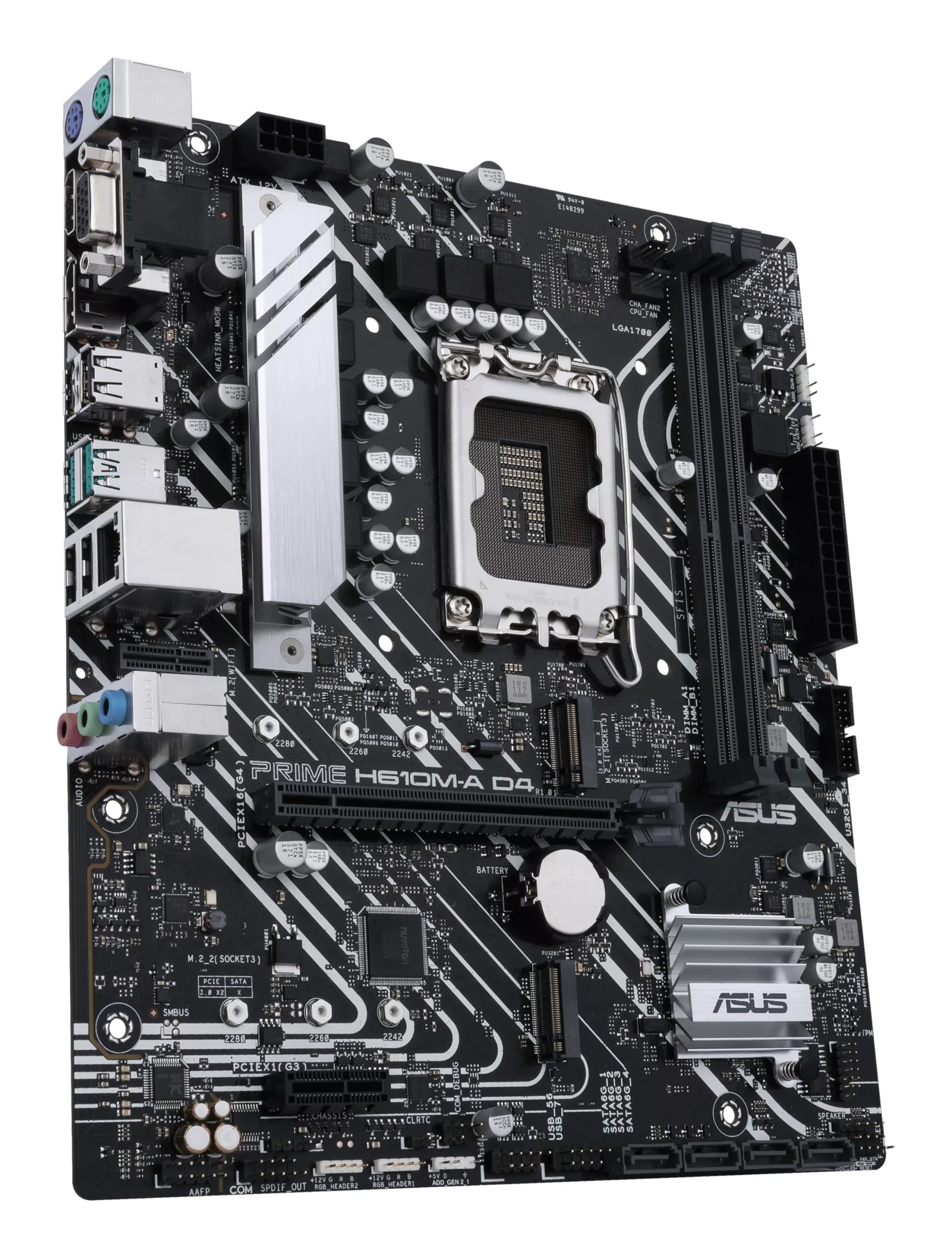 ASUS 1700 PRIME H610M-A D4-CSM M-ATX - Image 4