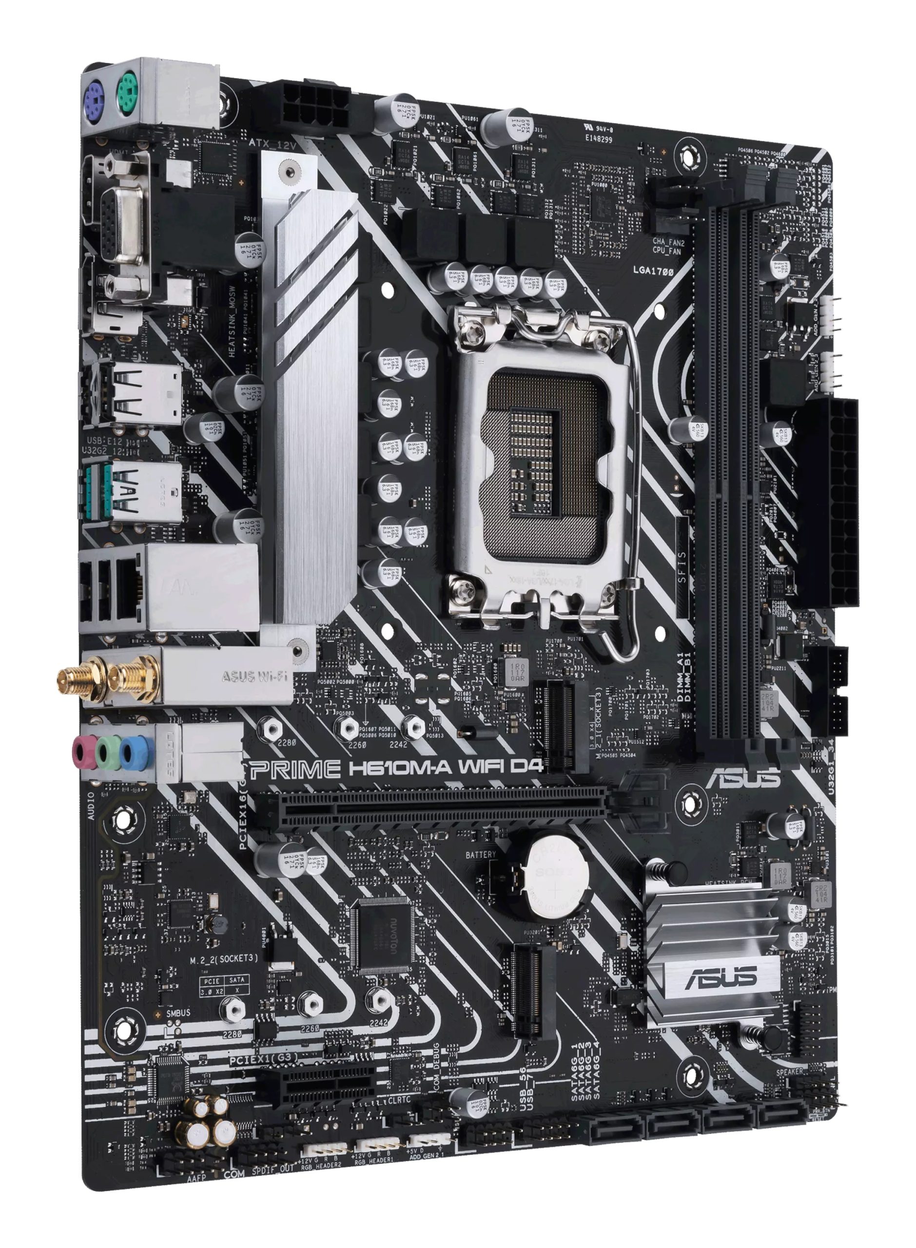ASUS 1700 PRIME H610M-A WIFI D4 M-ATX - Image 3