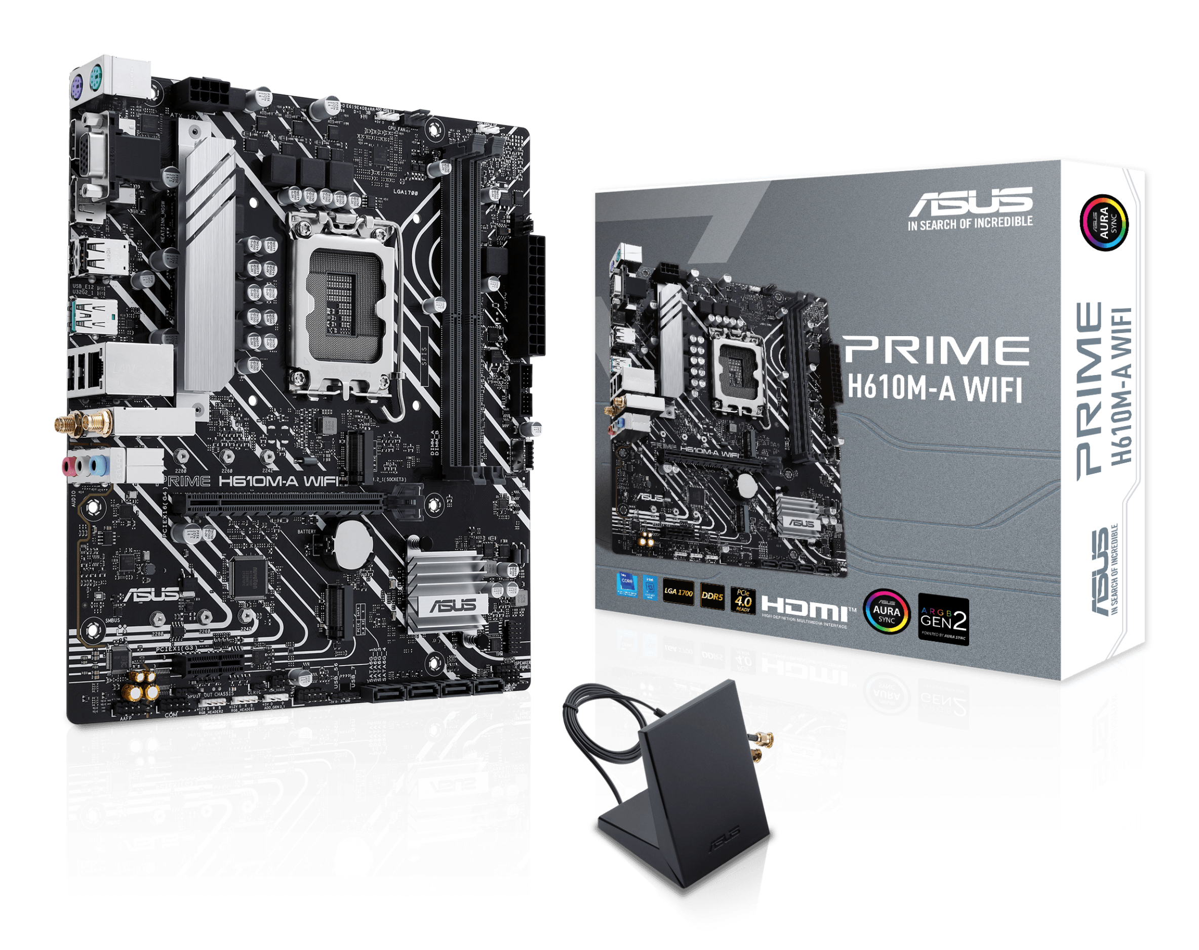 ASUS 1700 PRIME H610M-A WIFI D5 M-ATX