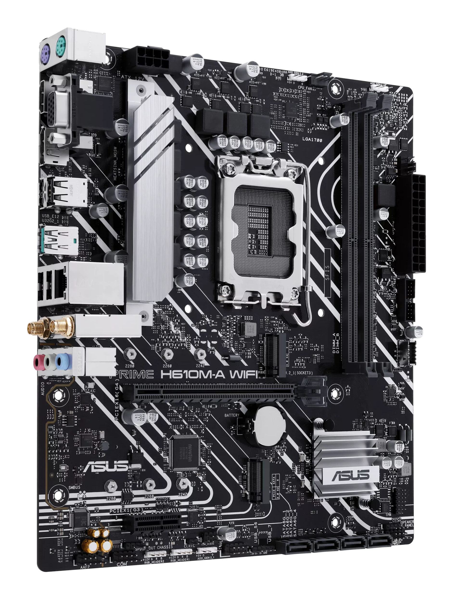ASUS 1700 PRIME H610M-A WIFI D5 M-ATX - Image 3