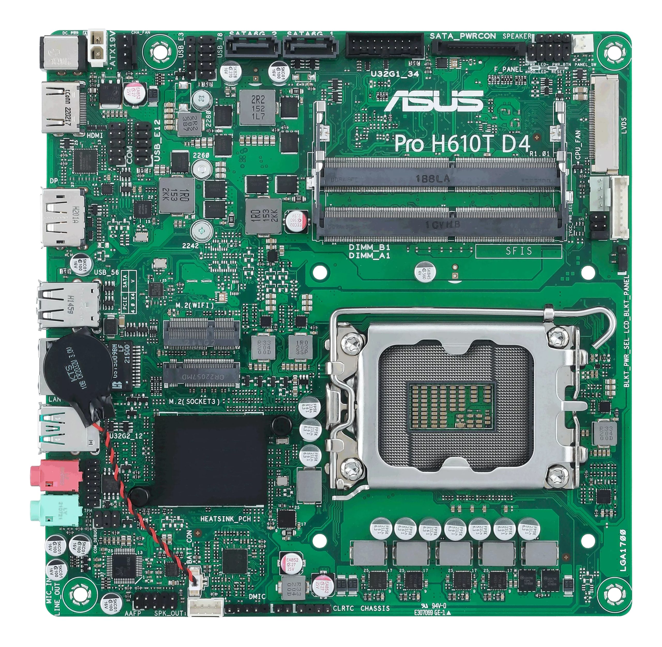 ASUS 1700 PRO H610T D4-CSM THIN M-ITX - Image 3