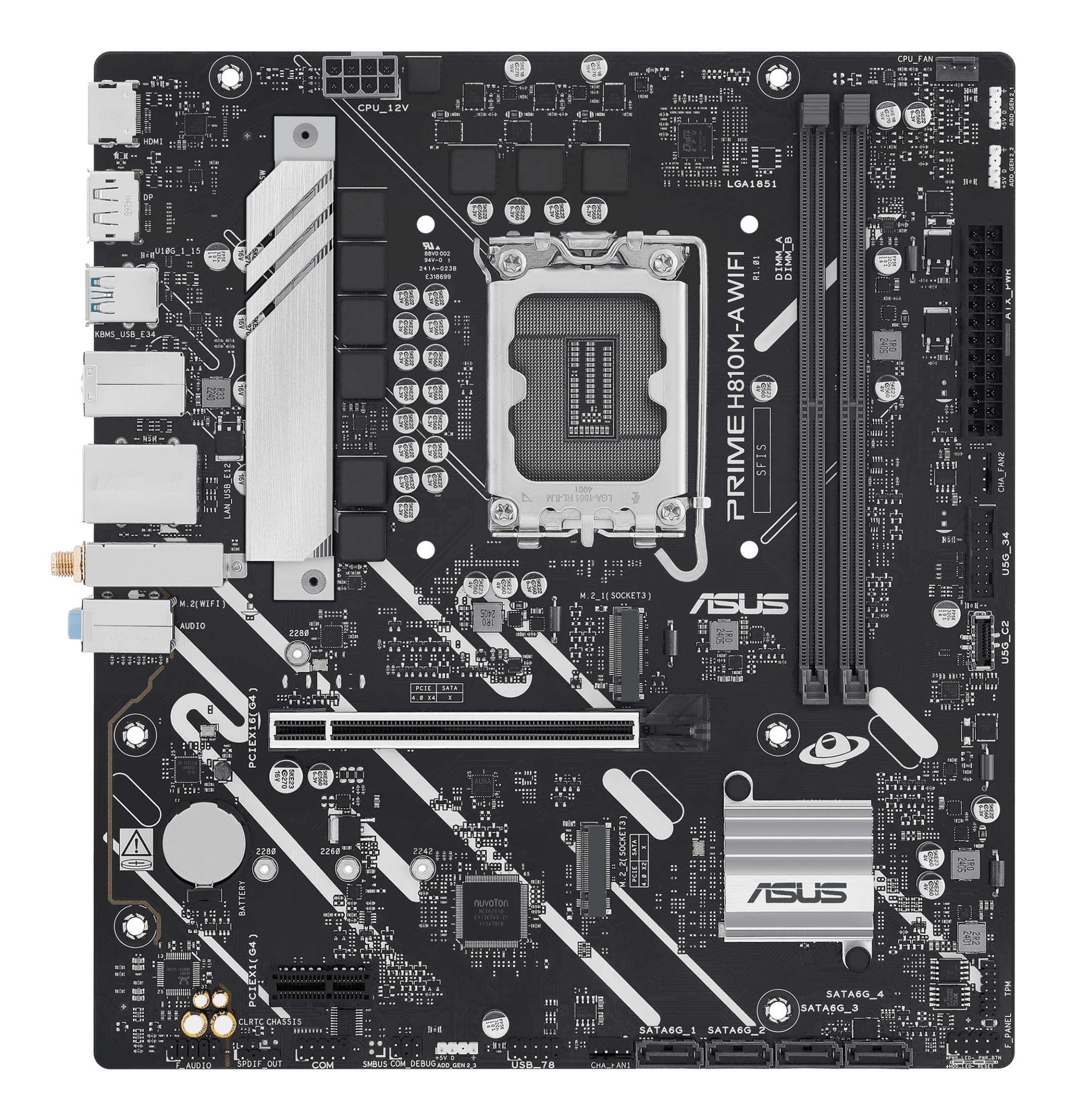 ASUS 1851 PRIME H810M-A WIFI M-ATX