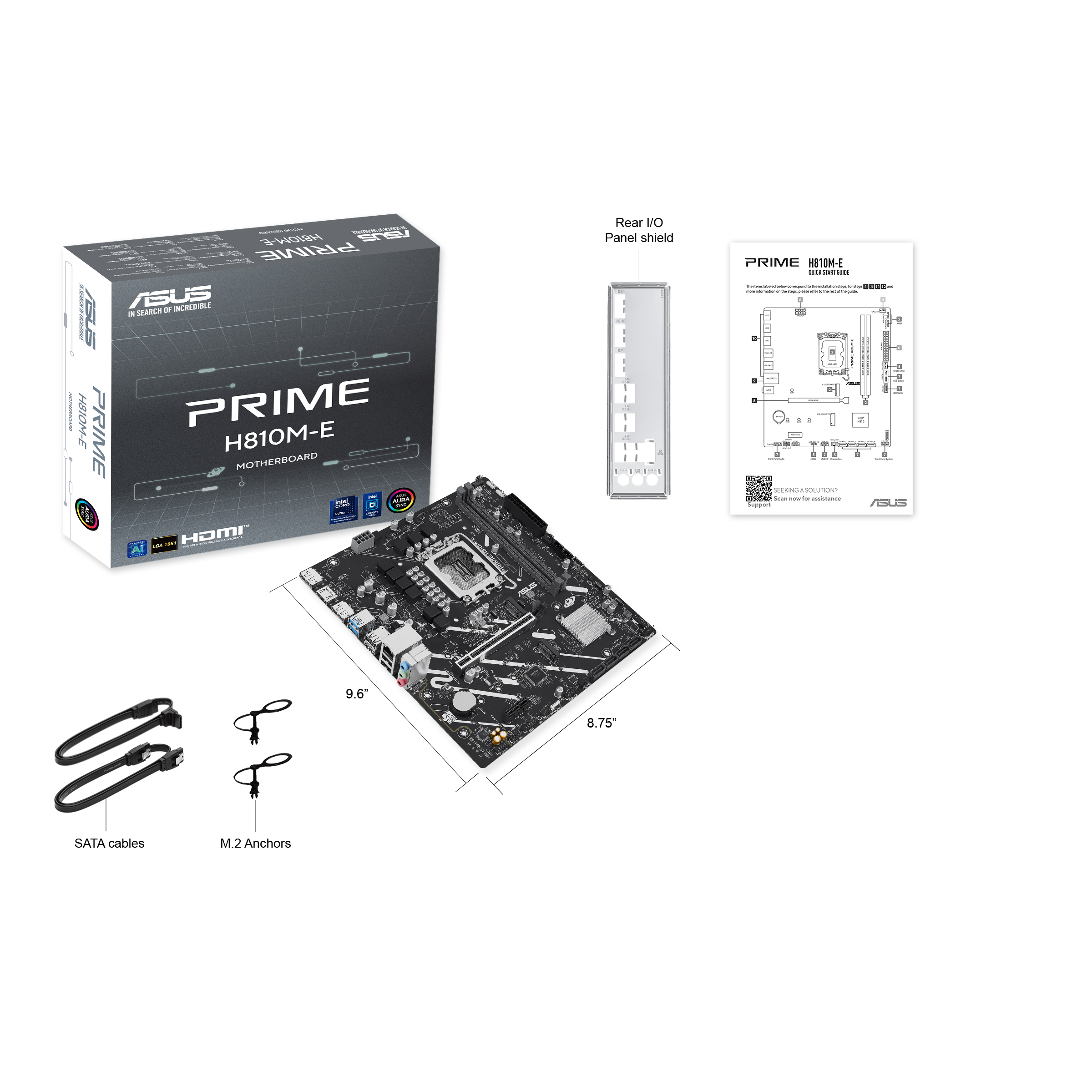 ASUS 1851 PRIME H810M-E-CSM M-ATX - Image 5