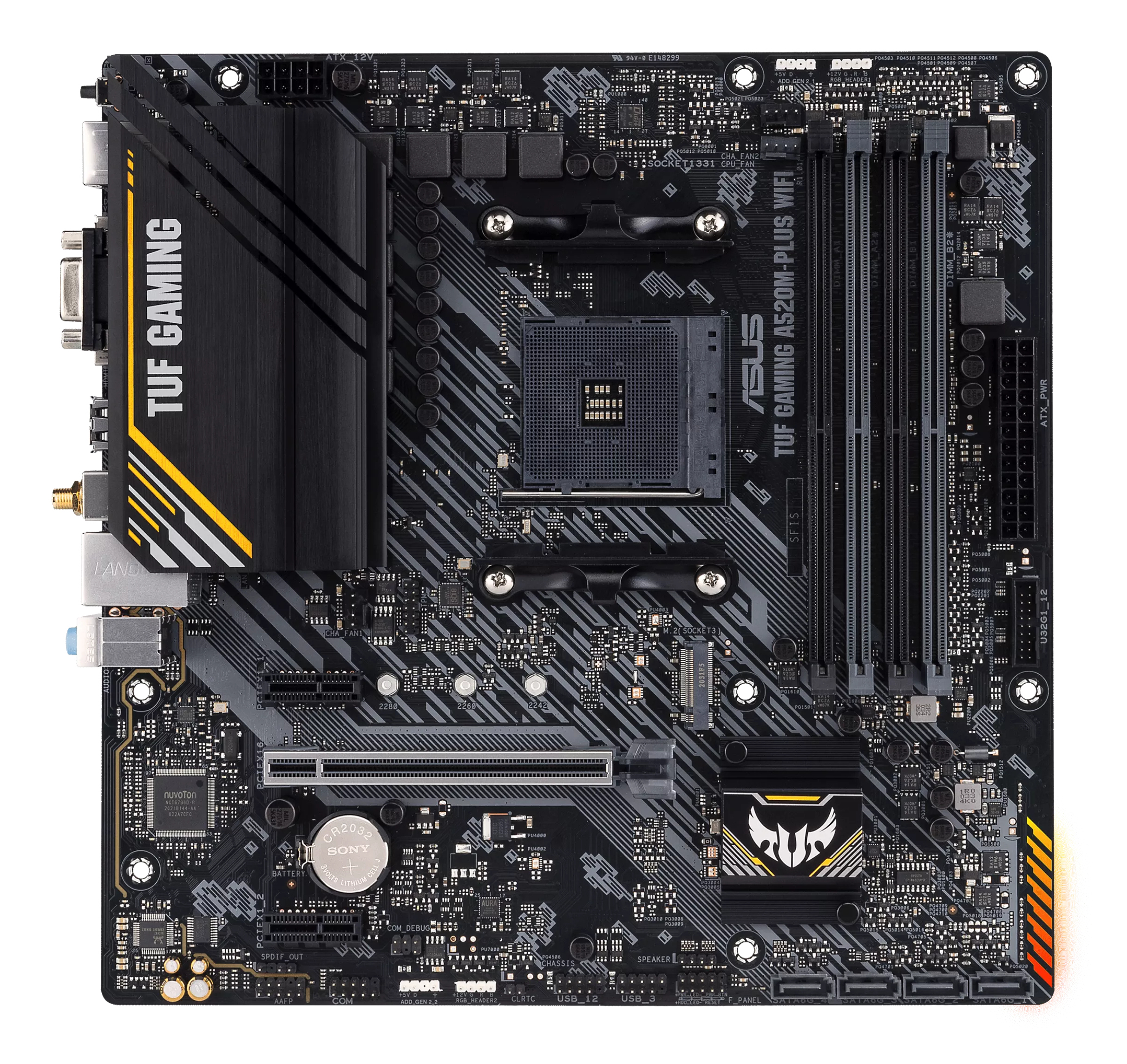 ASUS AM4 TUF GAMING A520M-PLUS WIFI MATX - Image 2