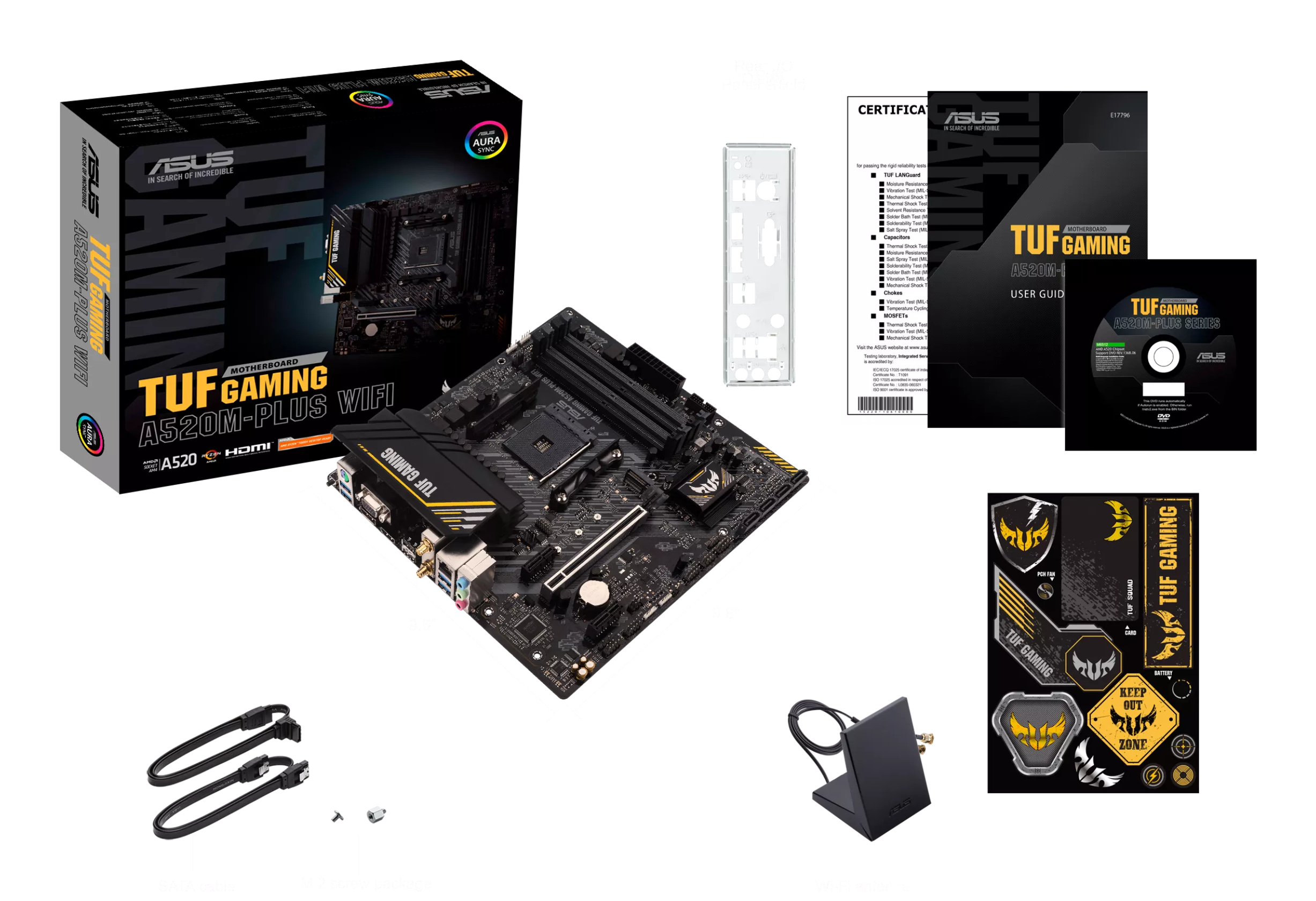 ASUS AM4 TUF GAMING A520M-PLUS WIFI MATX - Image 6