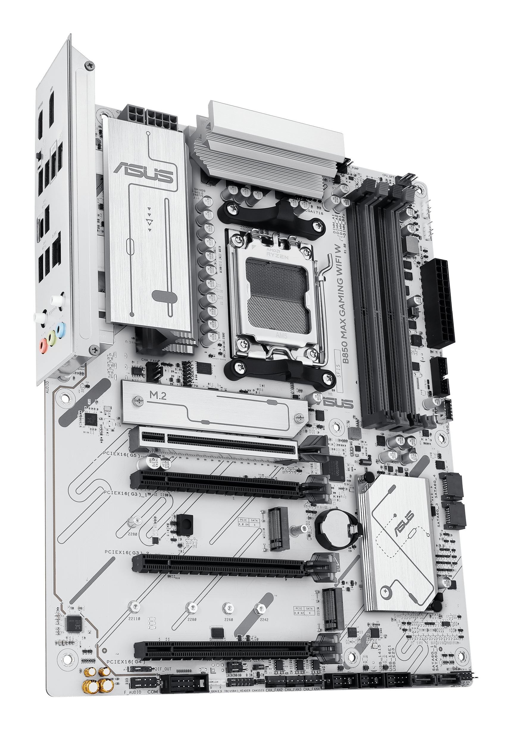 ASUS AM5 B850 MAX GAMING WIFI WHITE - Image 4
