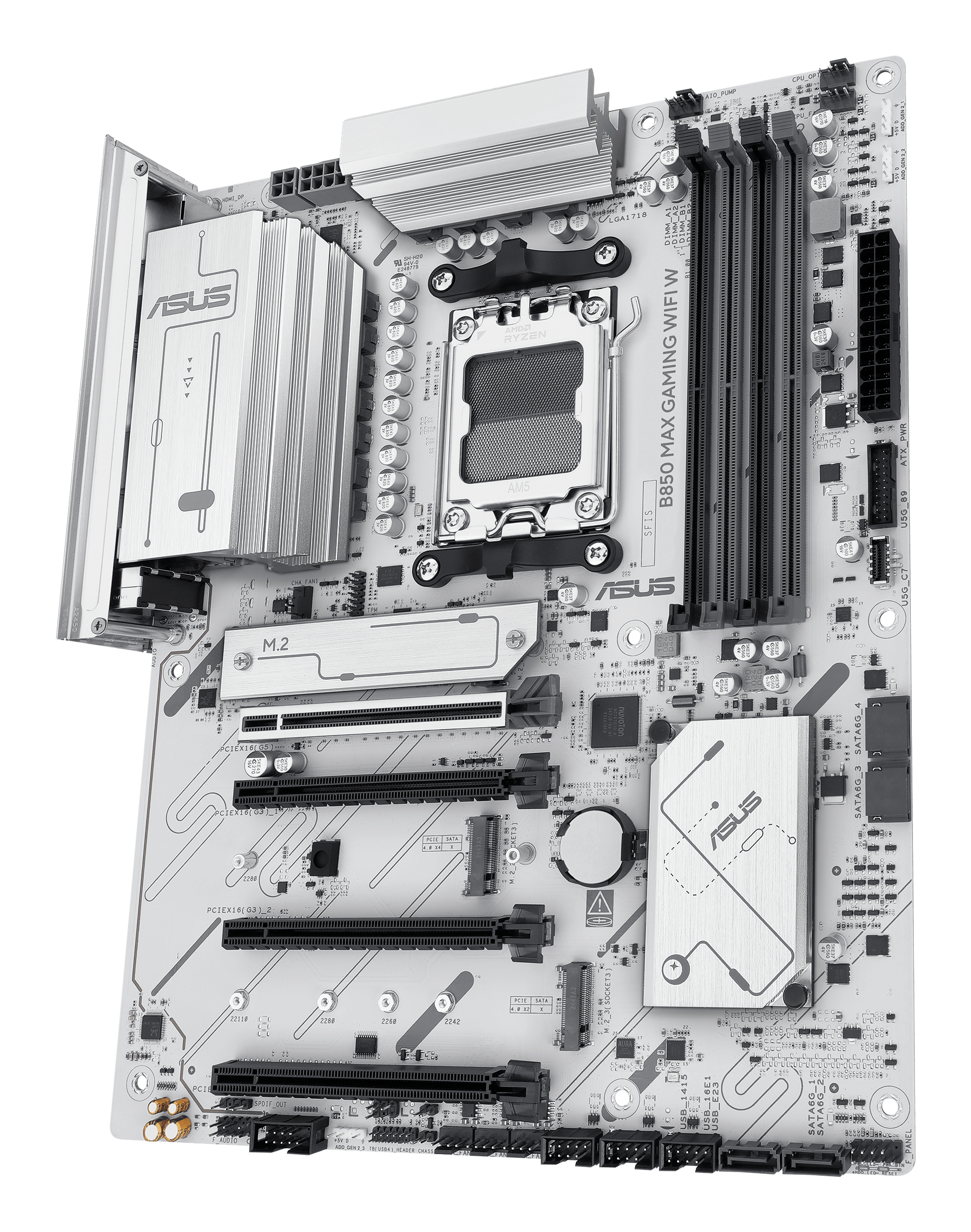 ASUS AM5 B850 MAX GAMING WIFI WHITE - Image 5