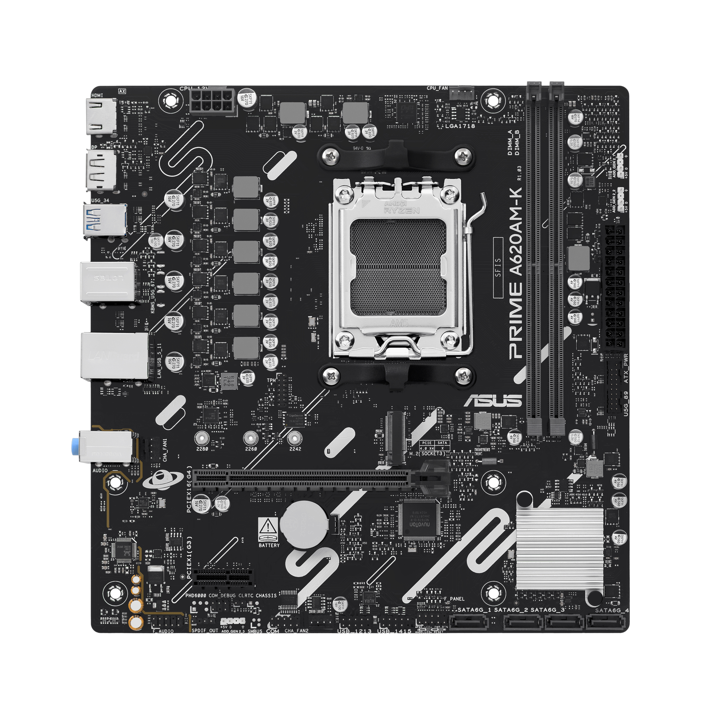 ASUS AM5 PRIME A620AM-K M-ATX