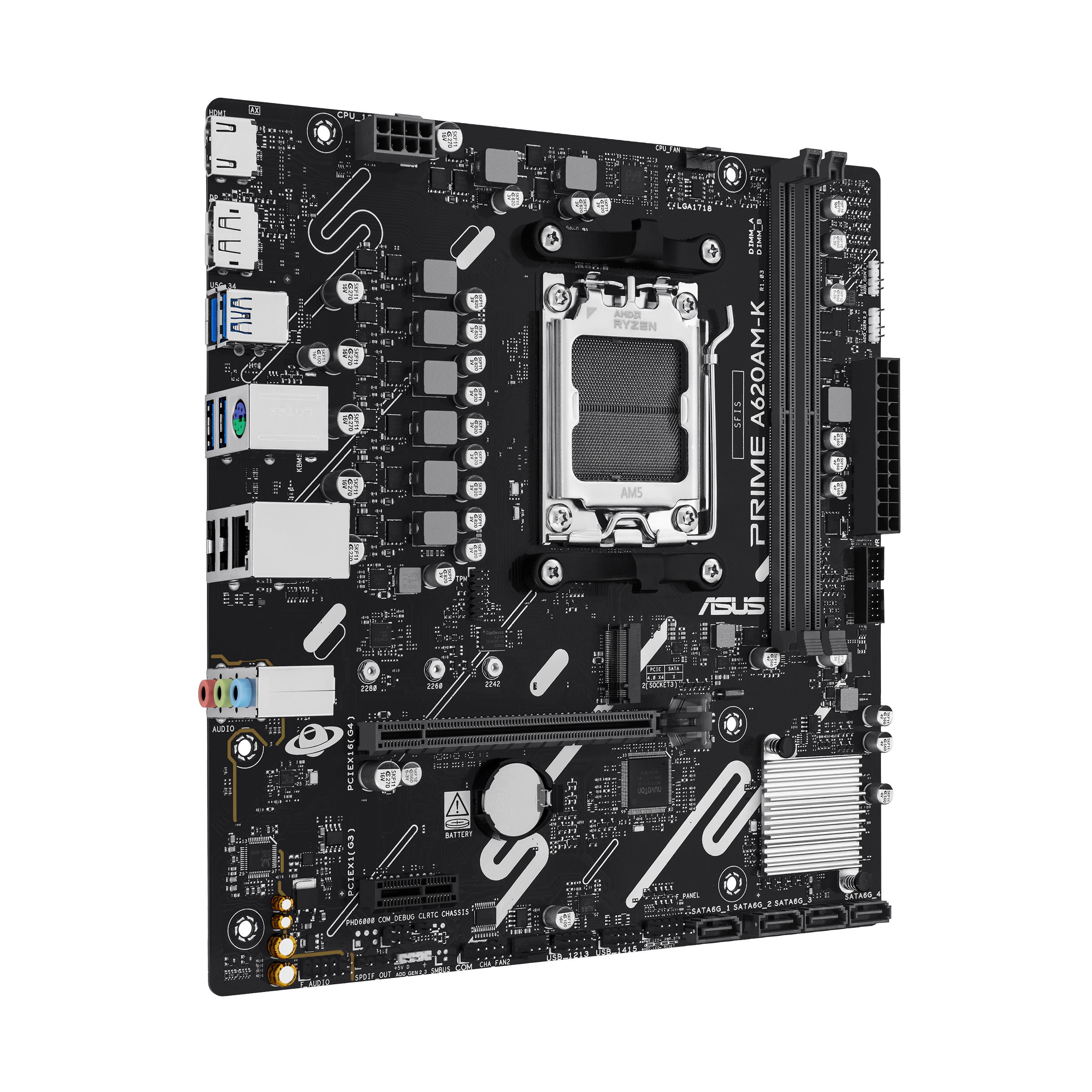 ASUS AM5 PRIME A620AM-K M-ATX - Image 2