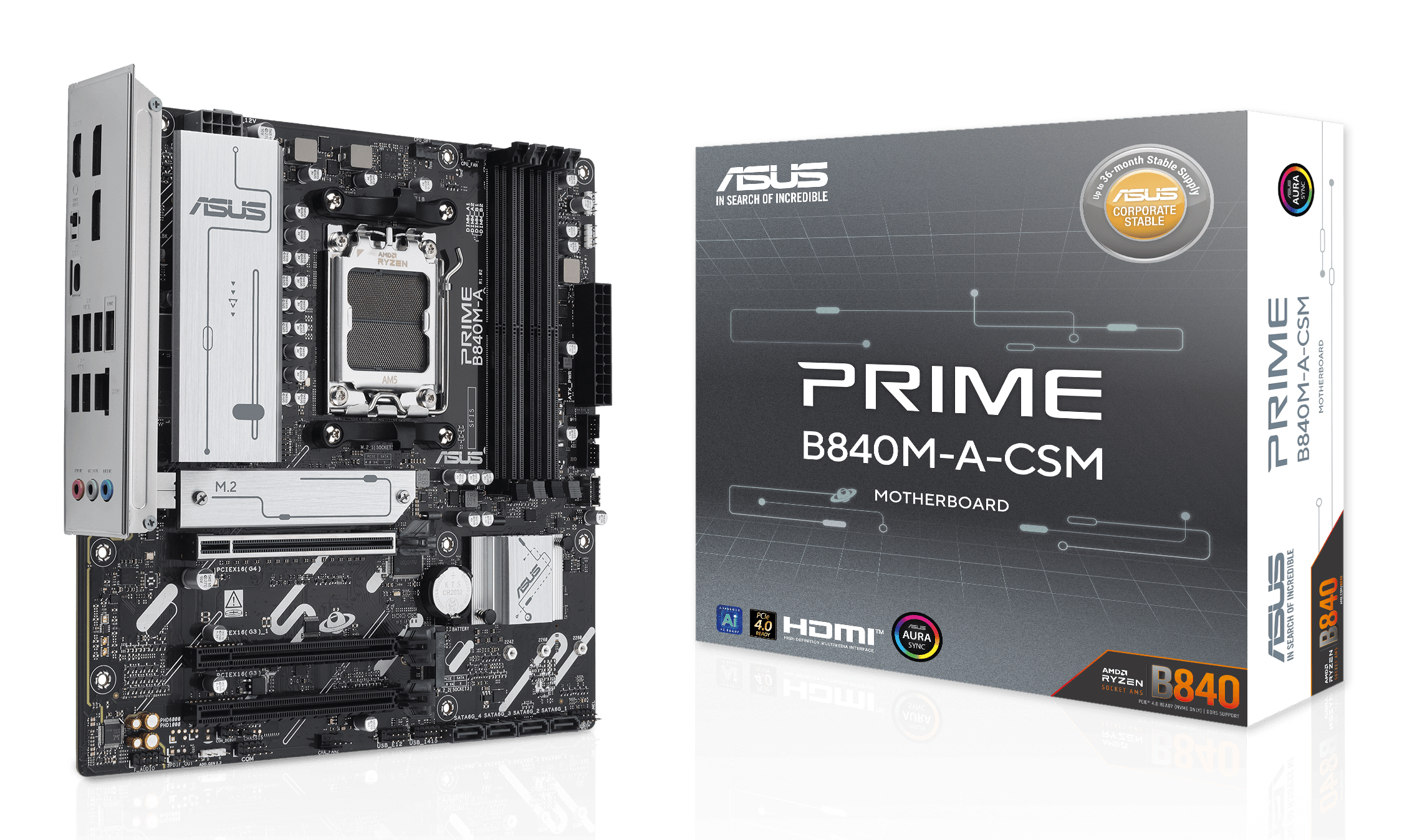 ASUS AM5 PRIME B840M-A-CSM M-ATX