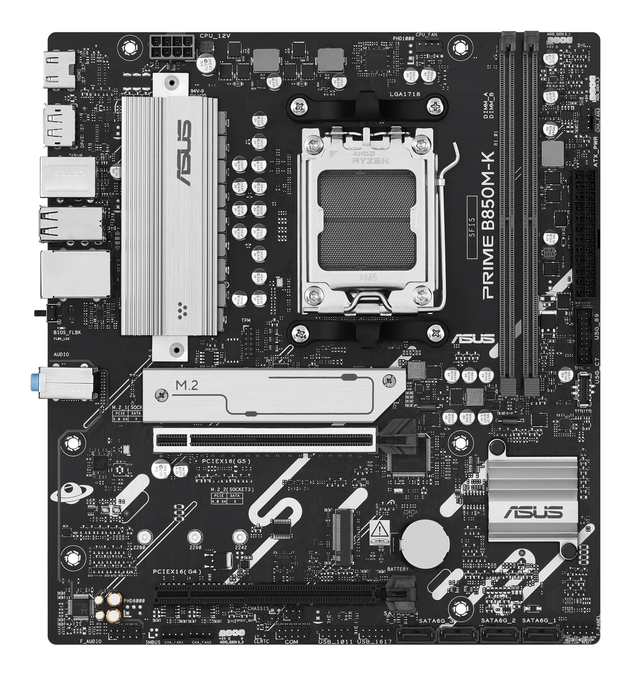 ASUS AM5 PRIME B850M-K M-ATX - Image 3