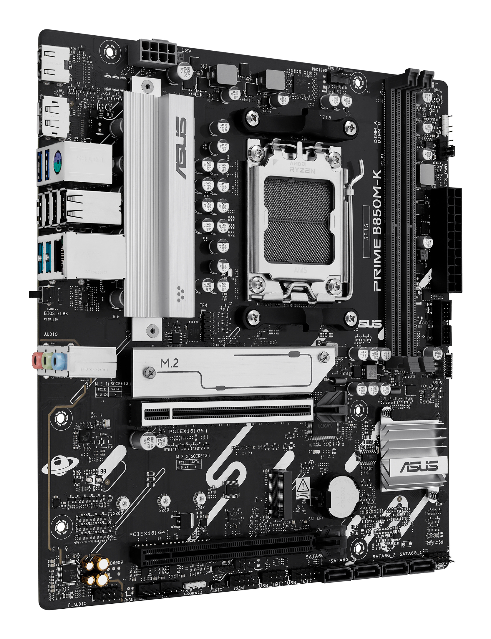 ASUS AM5 PRIME B850M-K M-ATX - Image 4
