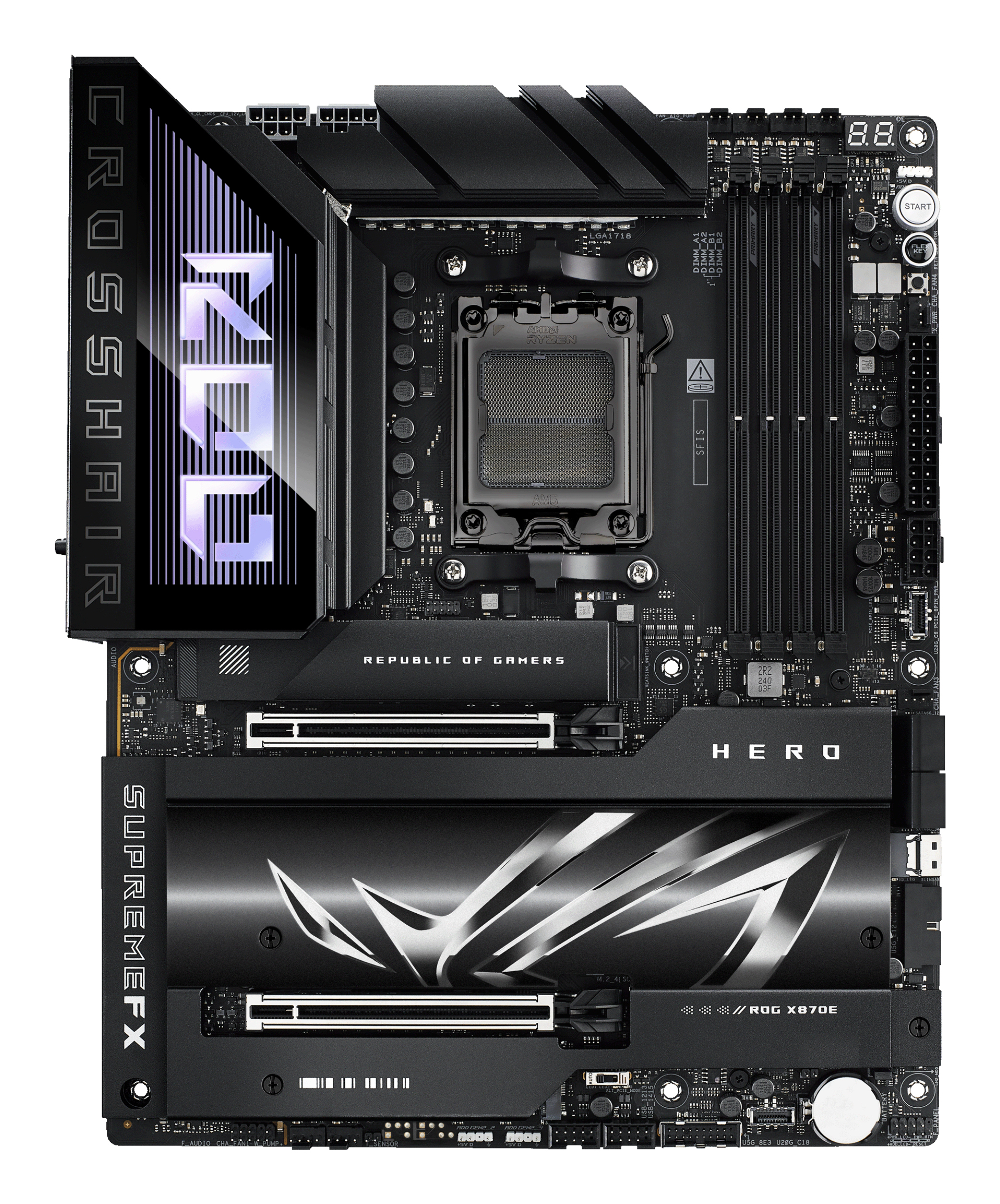 ASUS AM5 ROG CROSSHAIR X870E HERO - Image 2
