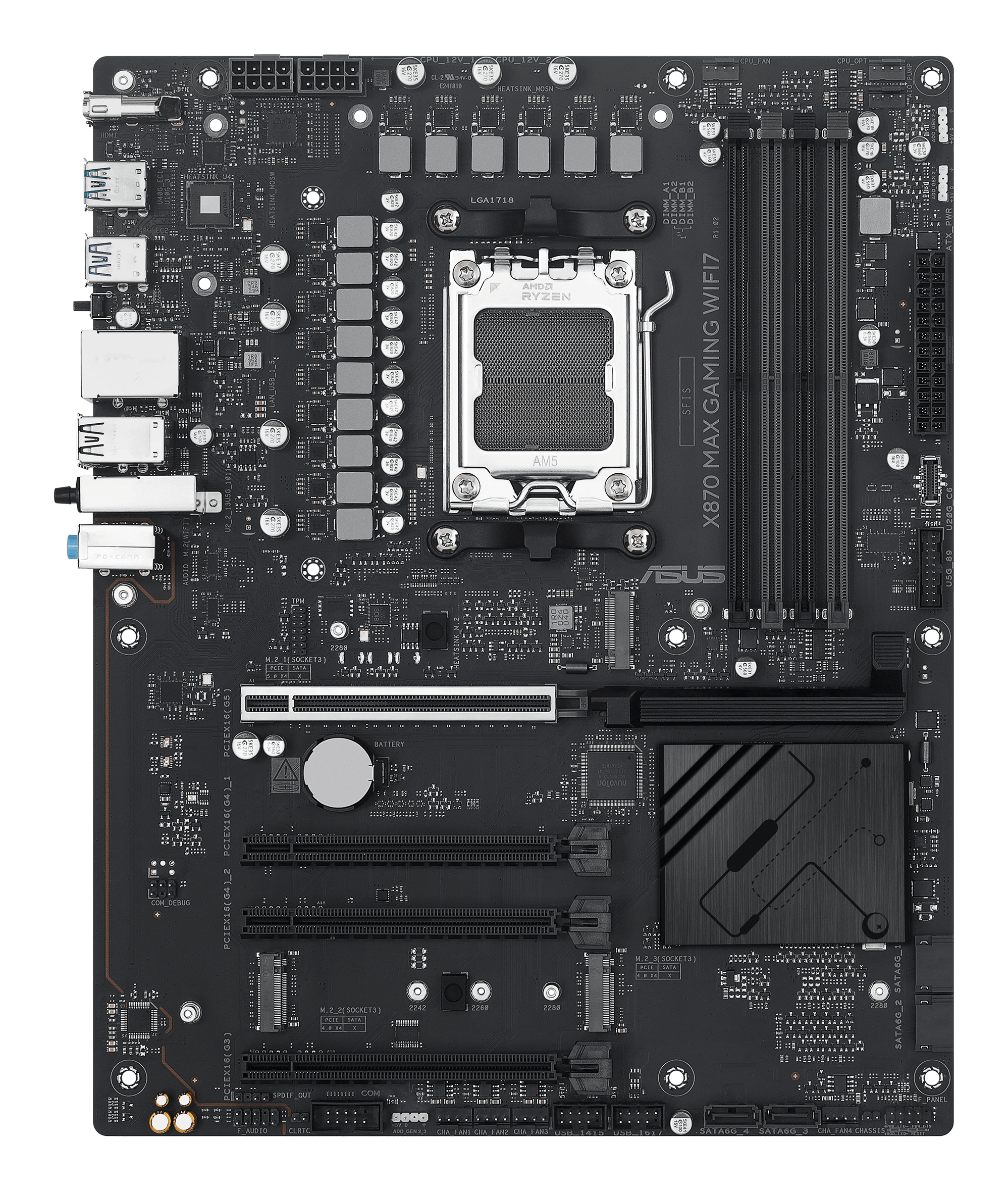 ASUS AM5 X870 MAX GAMING WIFI7 - Image 2