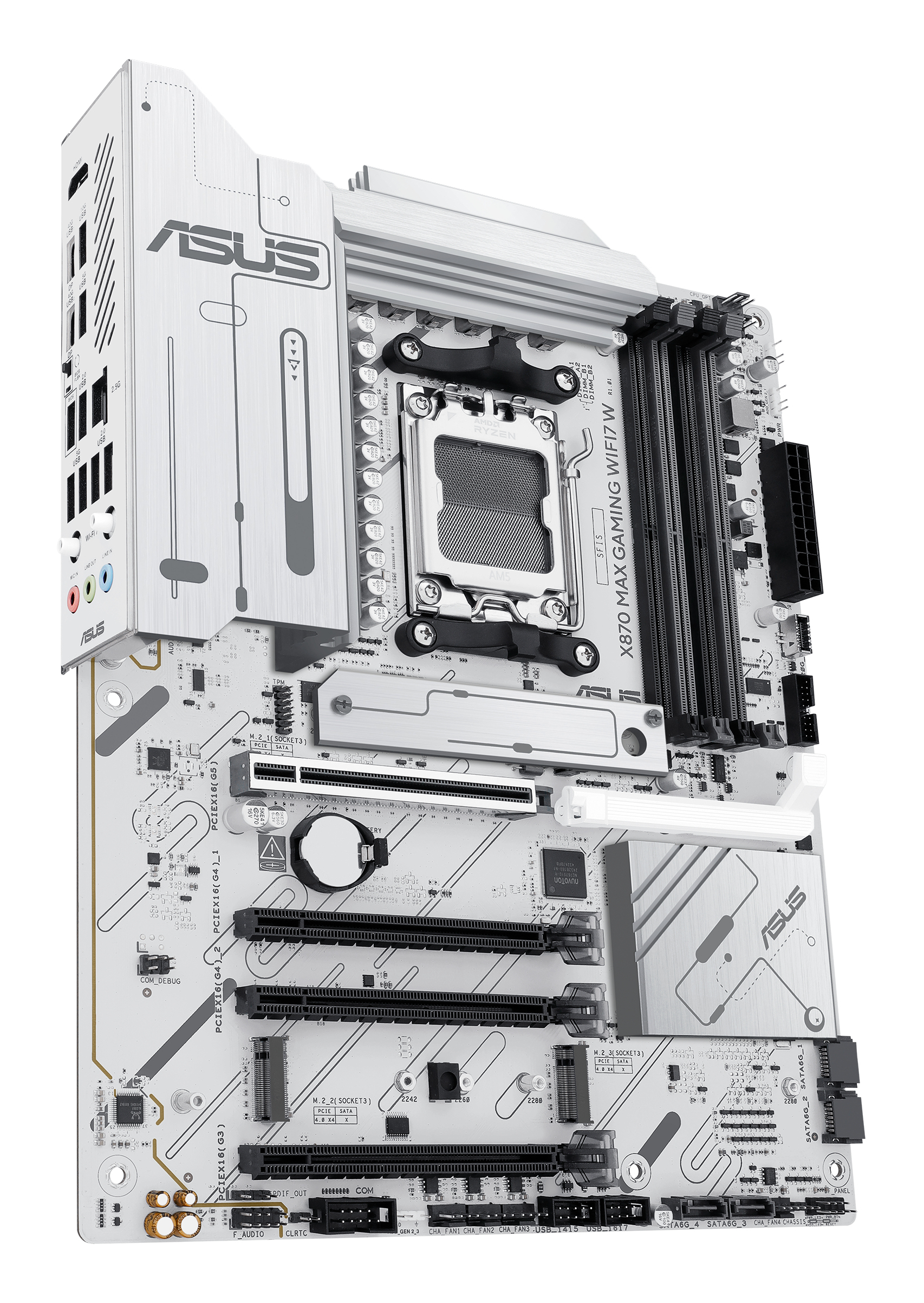 ASUS AM5 X870 MAX GAMING WIFI7 W WHITE - Image 4