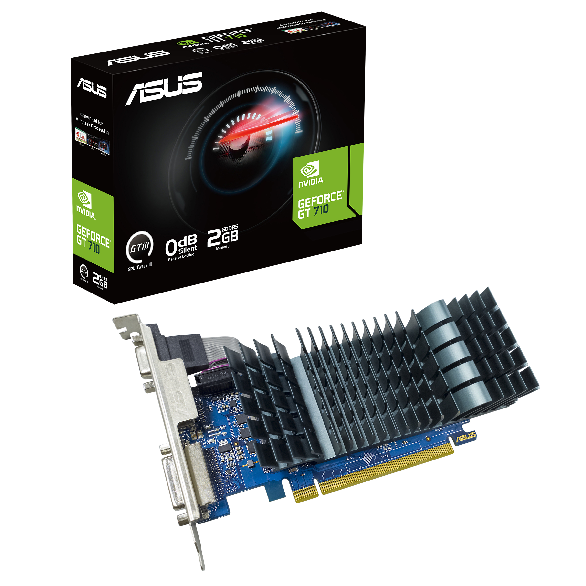 ASUS GT 710 2GB EVO SILENT W/LP - Image 4