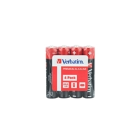 Verbatim (49500) AAA Battery Alkaline 4 Pack Shrink Wrap