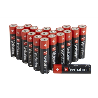 Verbatim (49877) AA Battery Alkaline 20 Pack - Image 2