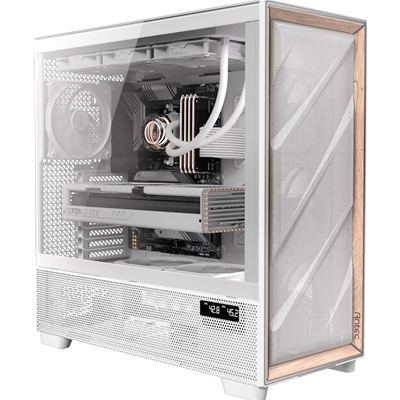 Antec Flux Pro Full Tower Gaming Case, 2 x USB 3.0 / 1 x USB Type-C Tempered Glass Side Window Panel, Antec Flux Airflow Channel, 6 Pre-Installed PWM Fans, E-ATX (=285mm), ATX, Micro-ATX, ITX Compatible - Image 2