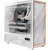 Antec Flux Pro Full Tower Gaming Case, 2 x USB 3.0 / 1 x USB Type-C Tempered Glass Side Window Panel, Antec Flux Airflow Channel, 6 Pre-Installed PWM Fans, E-ATX (=285mm), ATX, Micro-ATX, ITX Compatible
