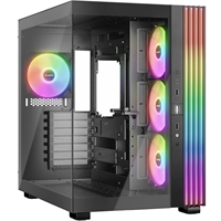 be quiet! BGW67 Light Base 600 LX Mid Tower Gaming Case, 1 x USB Type-C / 2 x USB 3.0, Tempered Glass Front & Side Window Panel, 4 x Light Wings ARGB Fans, ATX / M-ATX / Mini-ITX Compatible