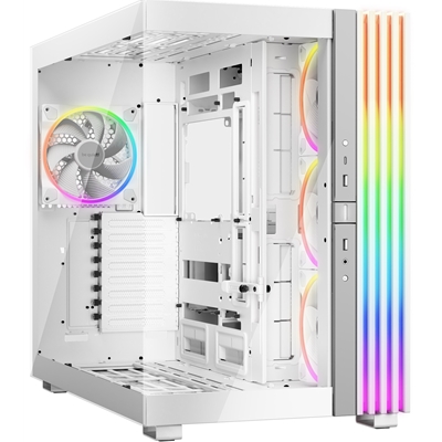 be quiet! BGW72 Light Base 900 FX Full Tower Gaming Case - White, 1 x USB Type-C / 2 x USB 3.0, Tempered Glass Front & Side Window Panel, 4 x Light Wings ARGB Fans, E-ATX / XL-ATX / ATX / M-ATX / Mini-ATX Compatible - Image 2