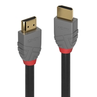 Lindy 36964 3m HDMI (M) 2.0 High Speed Anthra Line 4096x2160@60Hz Cable with Ethernet - Black - Image 2