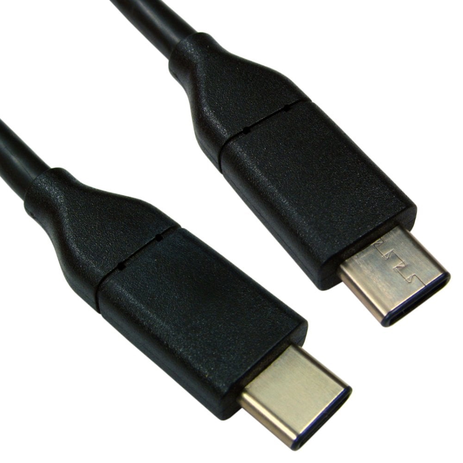 USB 3.1 Type C (M) to Type C (M) Cable 1.5m Black OEM Data Cable - Image 3