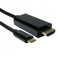 USB-C TO HDMI 4K 60HZ 2 Meter Black Data Cable