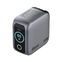 Verbatim (30238) Mini GaN Charger with Display, 65W 3-Port + 60W USB-C to USB-C Cable