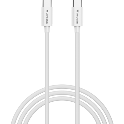 Verbatim (32409) Essentials Sync & Charge 3m USB-C to C Cable, 100W PD, 480Mbps, USB Power Delivery 3.0 Supports Up To 100W Fast Charging - Image 2