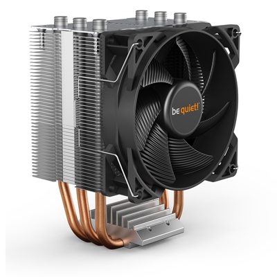 be quiet! Pure Rock Slim 2 Fan CPU Cooler, Universal Socket, Pure Wings 2 92mm PWM Black Cooling Fan, 2000RPM, 3 Heat Pipes, 130W TDP, Slim & Compact Design, Intel LGA 1700 & AMD AM5 Compatible - Image 2