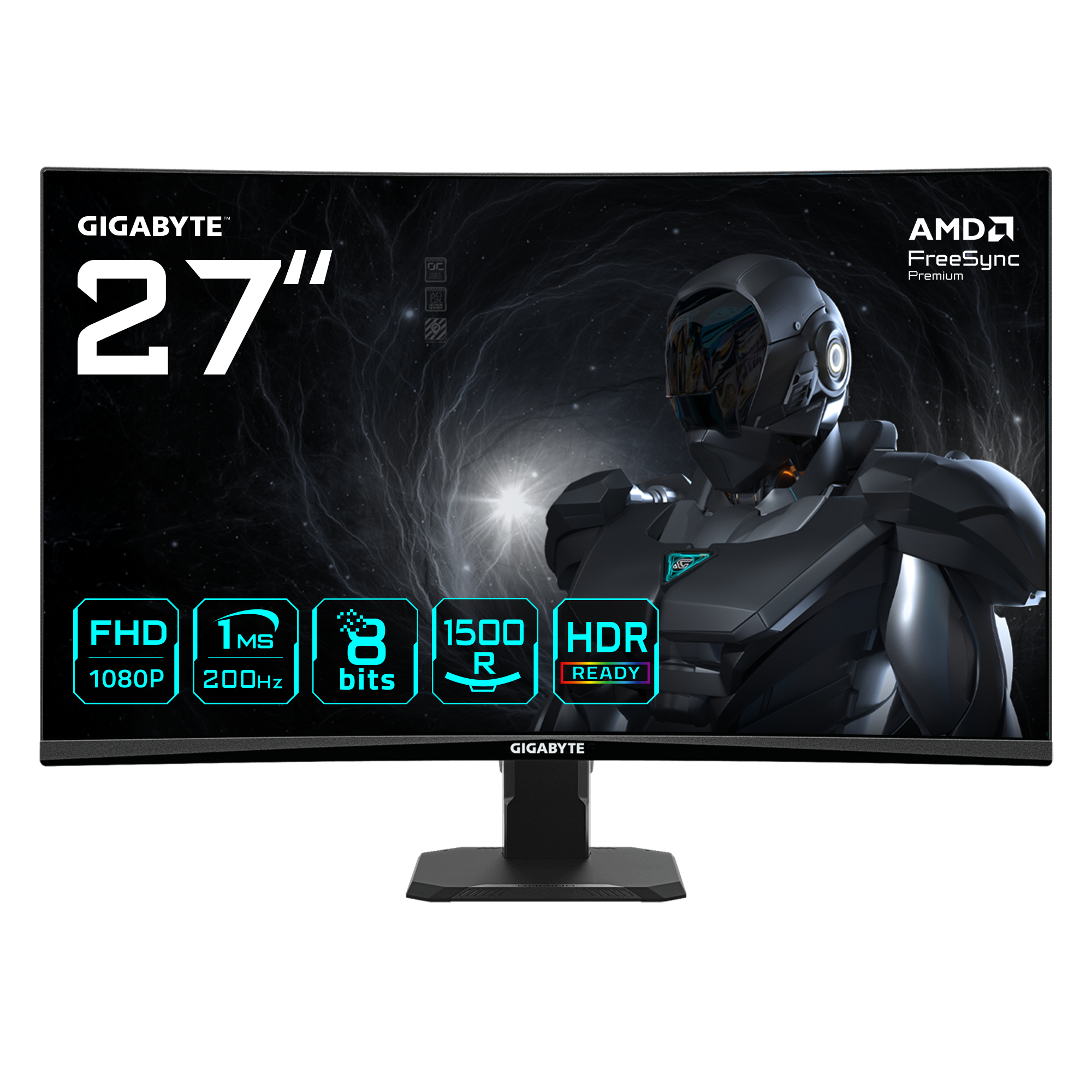 GIGABYTE 27 VA MONITOR CURVED GS27FCA