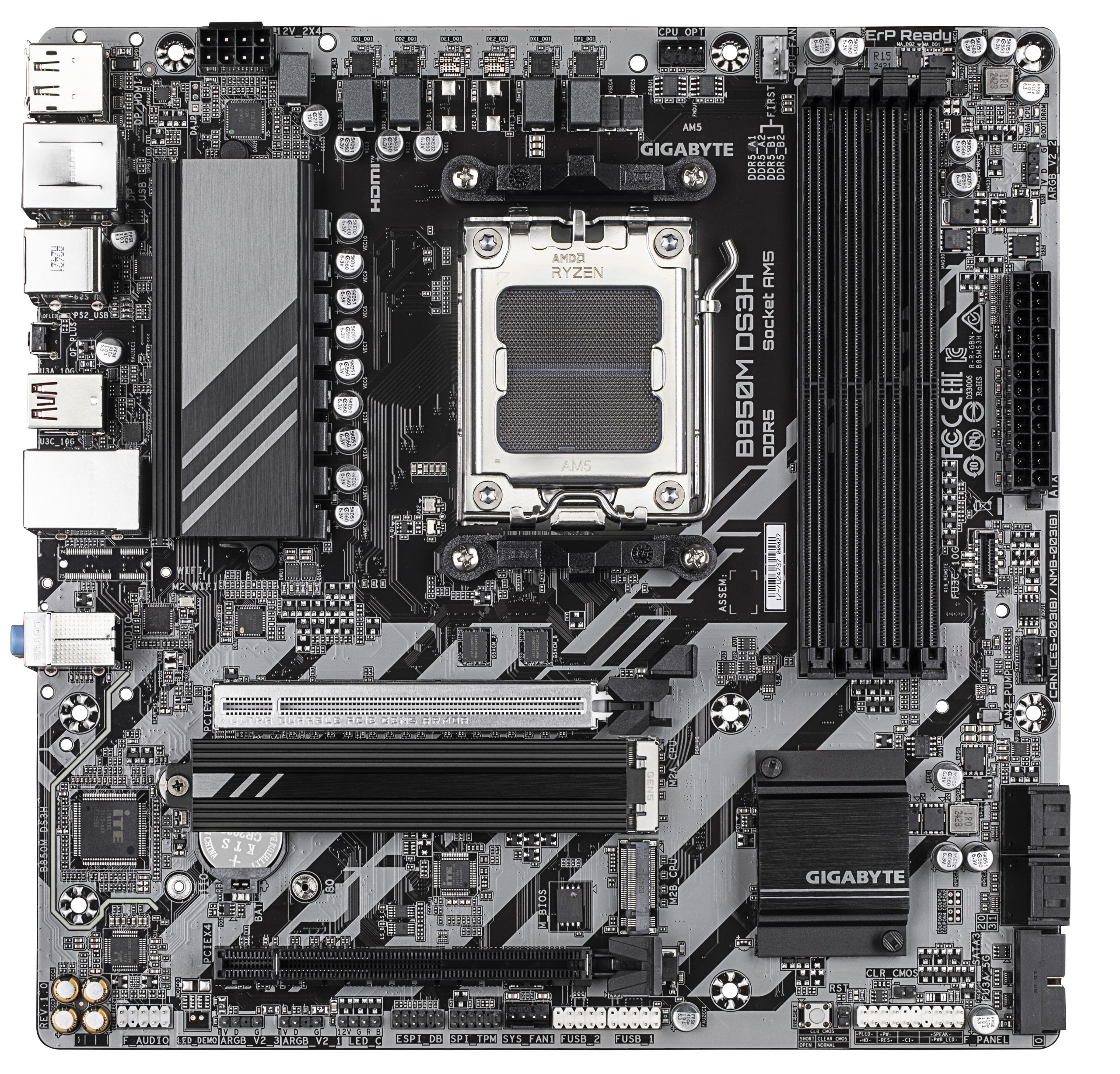GIGABYTE AM5 B850M DS3H - Image 2