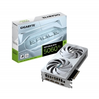 Gigabyte NVIDIA GeForce RTX 5060 Ti EAGLE OC ICE 8GB GDDR7 Graphics Card, 4608 CUDA Cores, 2617 MHz Core Clock, Dual Fan, 3x DisplayPorts / 1x HDMI Port