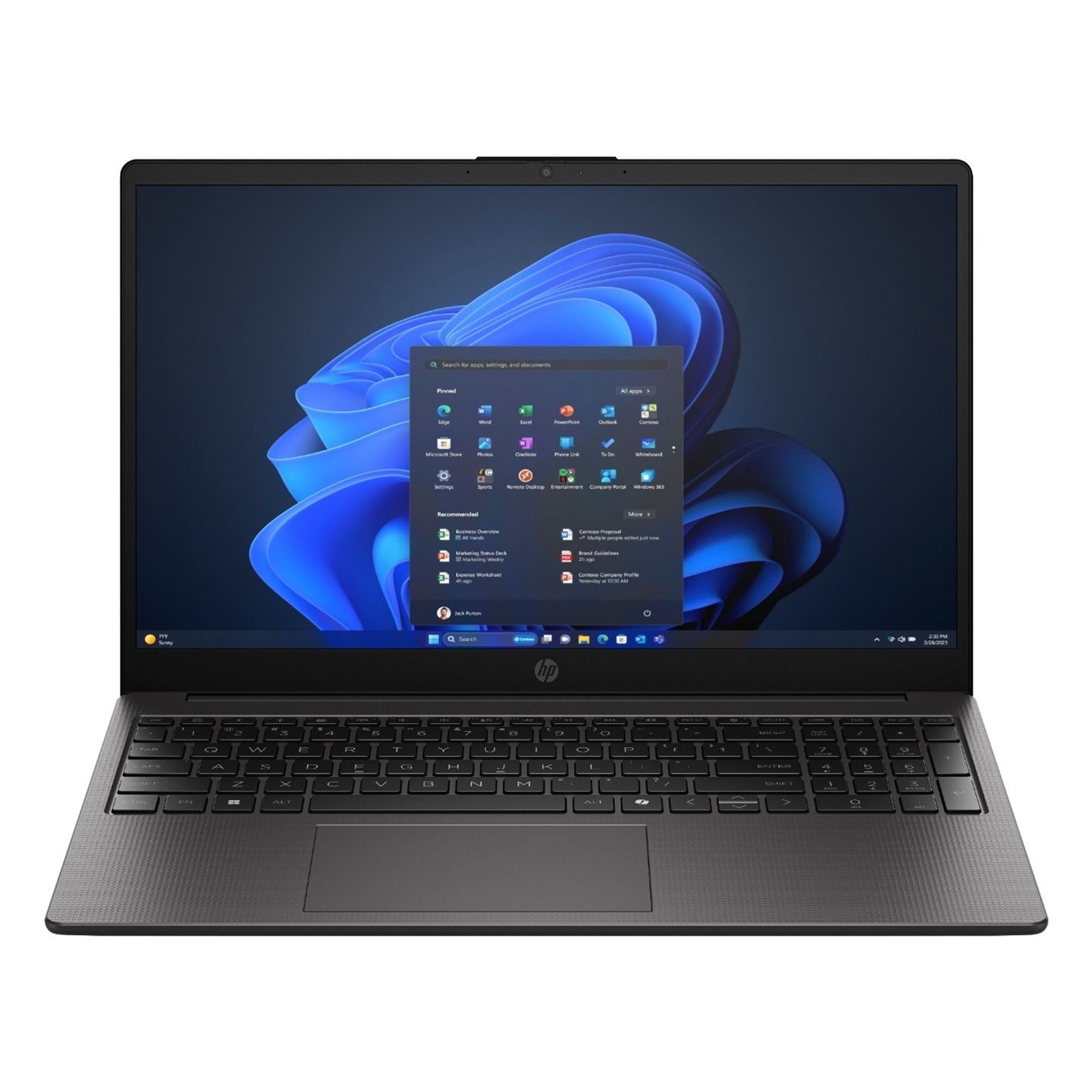 HP 255R G10 C38LLAT#ABU Laptop, 15.6 Inch Full HD 1080p Screen, AMD Ryzen 5 7535U, 8GB DDR5 RAM, 256GB SSD, Windows 11 Pro - Image 3