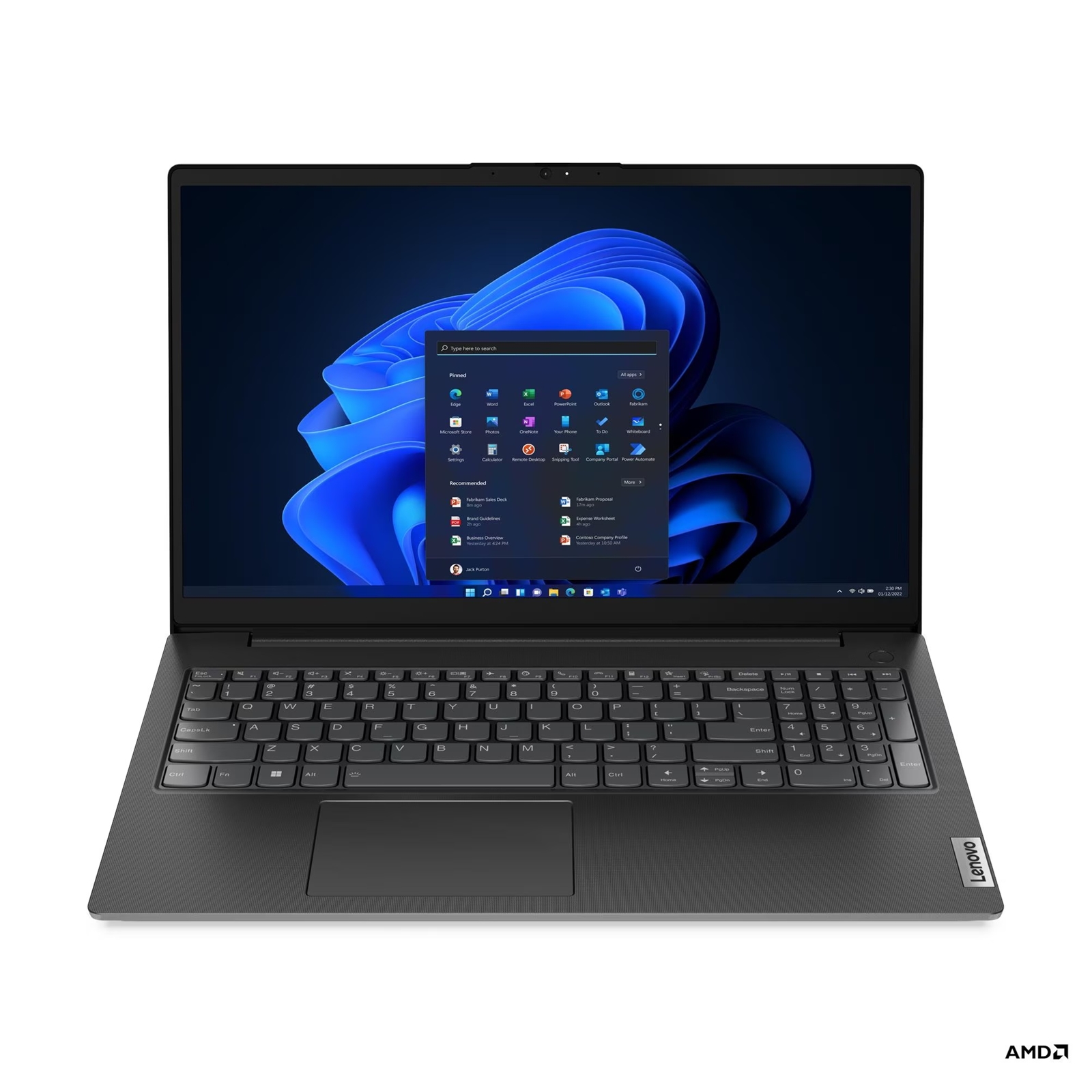 Lenovo V15 G4 ABP 82YY004NUK Laptop, 15.6 Inch Full HD 1080p Screen, AMD Ryzen 5 7430U, 8GB RAM, 256GB SSD, Windows 11 Pro - Image 3