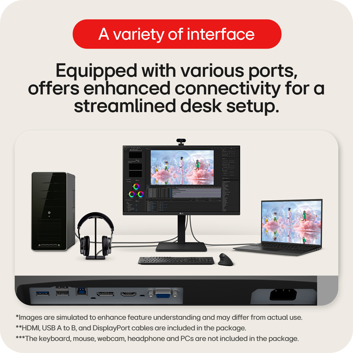 LG 23.8 IPS MONITOR SPK 24BA450-B - Image 6