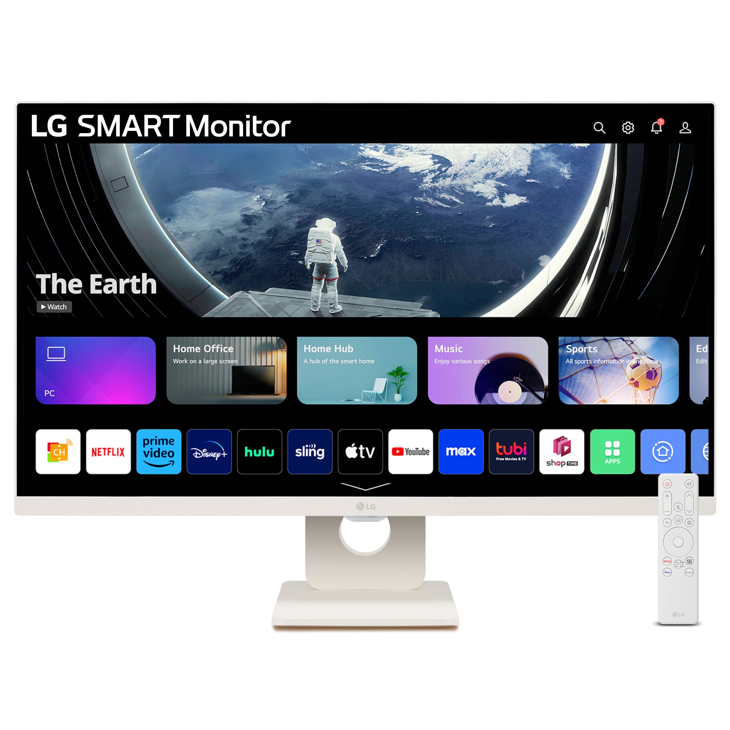 LG 27 IPS MONITOR SPK SMART 27U511SA-W