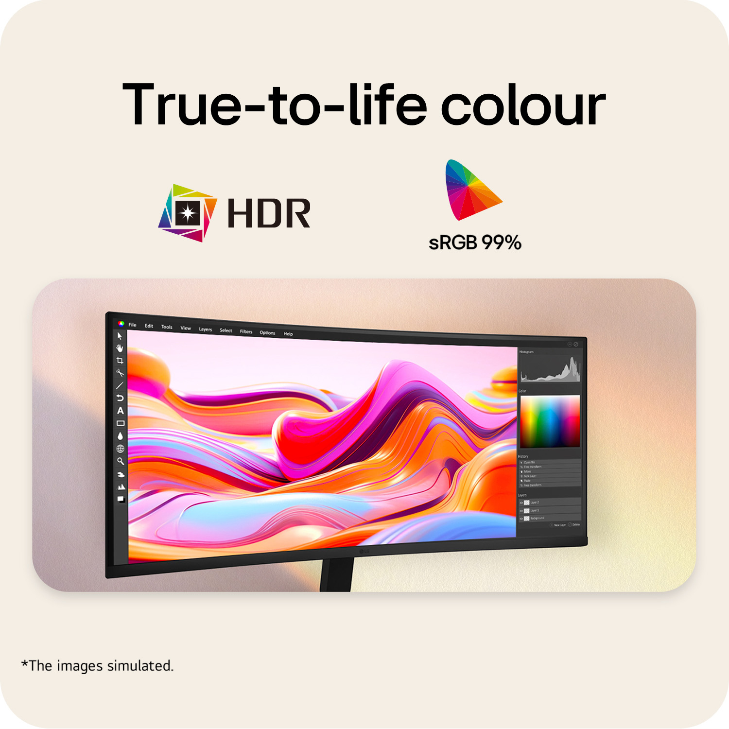 LG 27 VA MONITOR CURVED 34U601B-B - Image 4